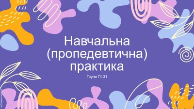 Презентація звіт групи ПІ 31